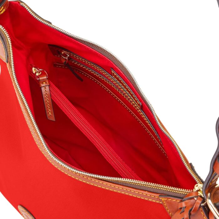 1747191274 dooney bourke womens large erica shoulder bag in nylon with adjustable and detachable shoulder strap.jpg