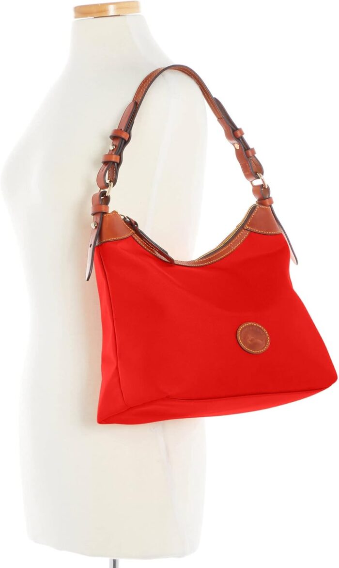 1747191275 dooney bourke womens large erica shoulder bag in nylon with adjustable and detachable shoulder strap.jpg