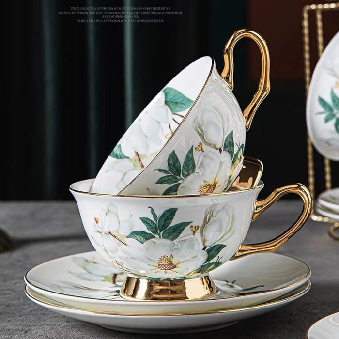 1747192077 chinese bone china coffee tea set retro floral tea gift set suitable for christmas fathers day birthday halloween party gifts camellia tea set.jpg