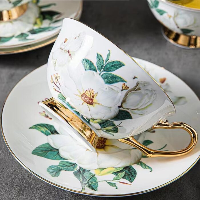 1747192079 chinese bone china coffee tea set retro floral tea gift set suitable for christmas fathers day birthday halloween party gifts camellia tea set.jpg