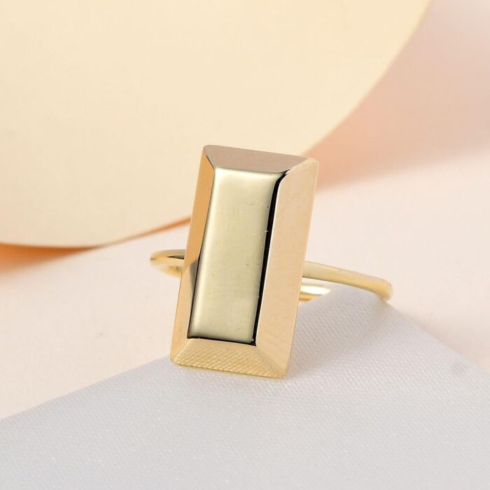 1747194452 shop lc luxuro 10k yellow gold bar ring solid gold rings for women wedding gold jewelry birthday mothers day gifts for women 1.75 grams.jpg