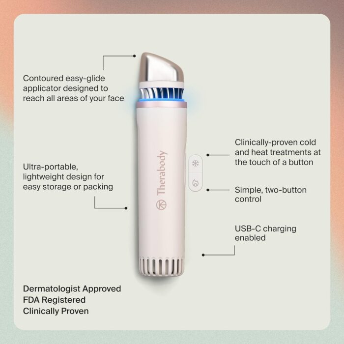 1747195845 therabody theraface depuffing wand – cold and heat skincare treatment to depuff and glow beauty wand face roller and eye massager for dark circles and radiant skin white.jpg