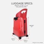 1747203147 miamily 4 wheel carry on luggage with seat for kids with seat belt waterproof pocket adjustable handle and hard body with 43 liter capacity maroon red.jpg