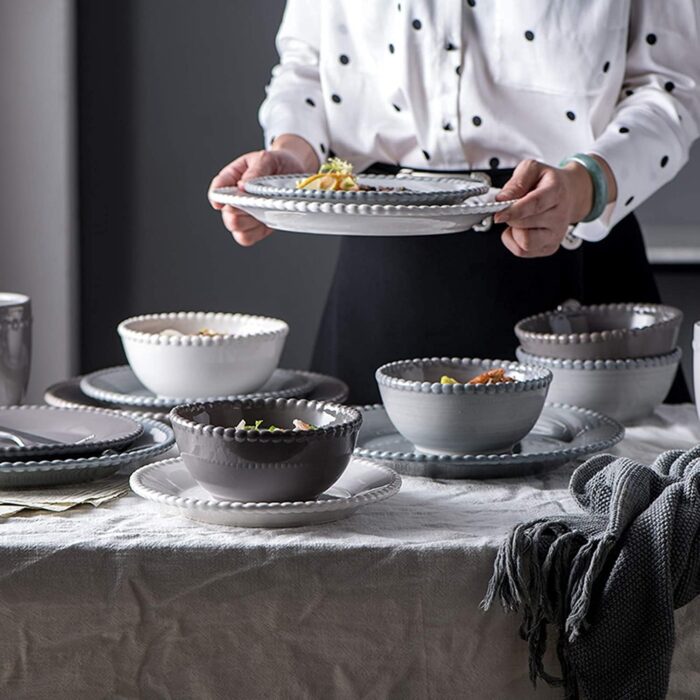 1747206747 temkin dining plate set high end dinner set ceramics dinner sets 24 pieces pearl edge porcelain dinnerware set cereal bowl and steak plate for wedding gift.jpg