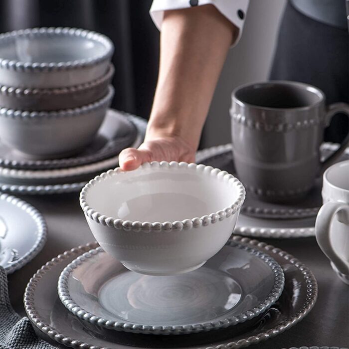 1747206749 temkin dining plate set high end dinner set ceramics dinner sets 24 pieces pearl edge porcelain dinnerware set cereal bowl and steak plate for wedding gift.jpg