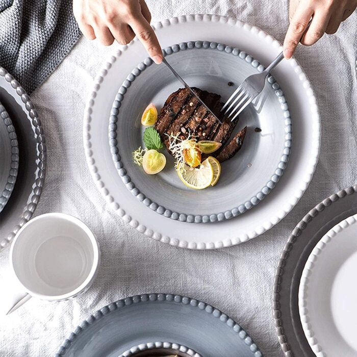 1747206752 temkin dining plate set high end dinner set ceramics dinner sets 24 pieces pearl edge porcelain dinnerware set cereal bowl and steak plate for wedding gift.jpg