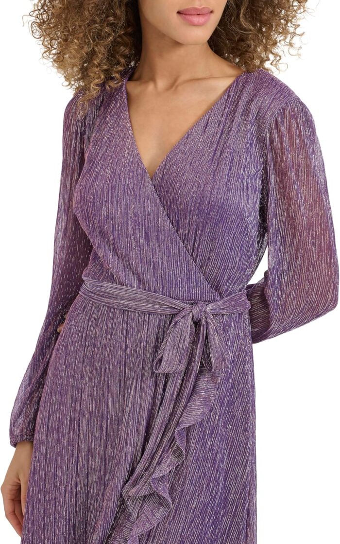 1747209621 kensie womens balloon sleeve tie waist midi dress.jpg