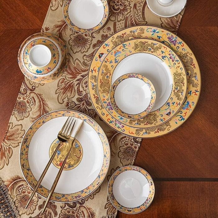 1747214168 temkin high end dinner setceramics dinnerware set 52 pieces enamel porcelain dinner set bone china plates and bowls sets for wedding gifts and family gathering.jpg