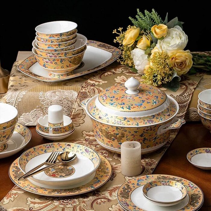 1747214171 temkin high end dinner setceramics dinnerware set 52 pieces enamel porcelain dinner set bone china plates and bowls sets for wedding gifts and family gathering.jpg