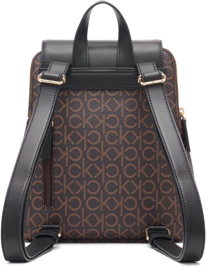 1747217160 calvin klein reyna signature key item flap backpack brownkhakiblack one size.jpg