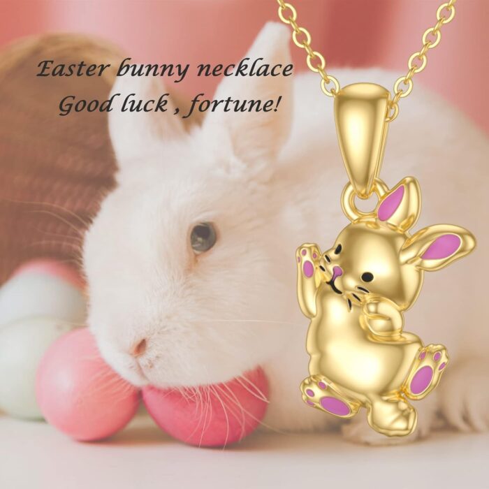 1747217824 mrenite solid 14k yellow gold foxrabbit necklace with dripping glue and cubic zirconia halloween christmas amimal jewelry gift for women.jpg