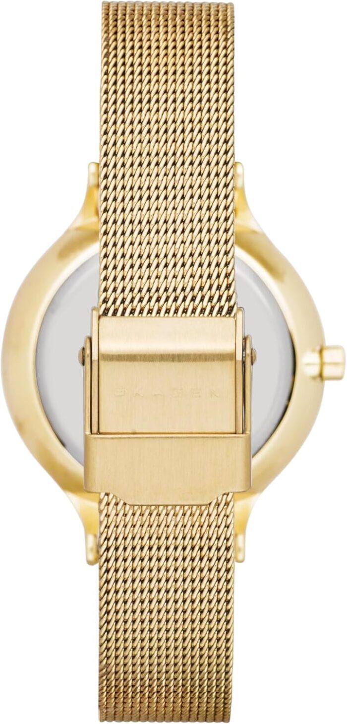 1747219620 skagen womens anita lille three hand gold stainless steel mesh band watch model skw2150.jpg