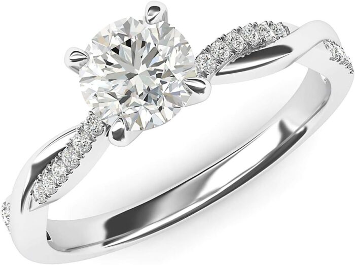 1747231227 solid 14k white gold 4 prong petite twisted vine 1.0 ct moissanite engagement ring promise bridal ring.jpg