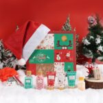 1747234175 christmas advent calendar 2024 12 days of holiday advent calendar for women body earth spa gift baskets with snowman bath bomb scented candle christmas hat new year bath set for women.jpg