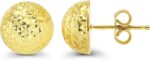 1747234878 solid 14k yellow or white gold 6mm 12mm diamond cut ball stud earrings for women 14k gold backs italian hypoallergenic studs for women.jpg
