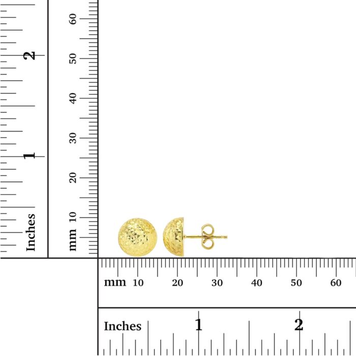 1747234881 solid 14k yellow or white gold 6mm 12mm diamond cut ball stud earrings for women 14k gold backs italian hypoallergenic studs for women.jpg