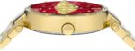 1747238012 versus versace moscova collection luxury womens watch timepieces with a gold bracelet and case featuring a red dial.jpg
