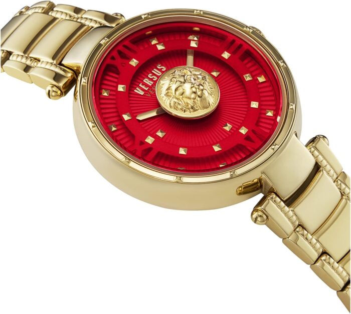 1747238013 versus versace moscova collection luxury womens watch timepieces with a gold bracelet and case featuring a red dial.jpg