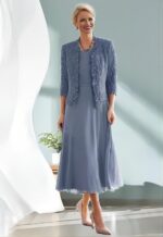 1747239374 2 pieces mother of bride dress with beadedlace jacket mother of the groom dresses tea length formal evening gowns.jpg