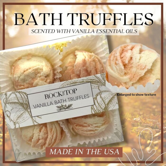 1747245449 relaxation gifts for women. 6 self care gifts mineral rich vanilla bath salt pumpkin spice bath soap bath bomb truffles. spa kit that will leave her skin so soft.jpg