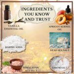 1747245457 relaxation gifts for women. 6 self care gifts mineral rich vanilla bath salt pumpkin spice bath soap bath bomb truffles. spa kit that will leave her skin so soft.jpg