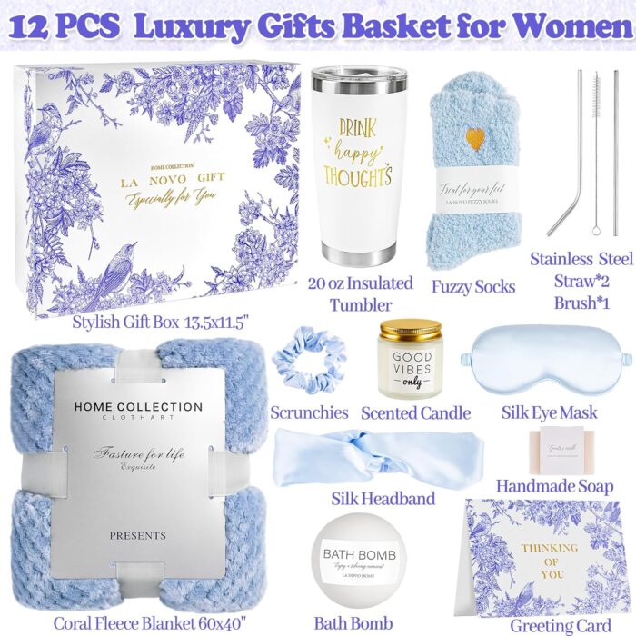1747253751 gift basket for mom self care gifts for women get well soon thinking of you relaxing spa care package with blanket unique luxury birthday idea for her best friends sister wife.jpg