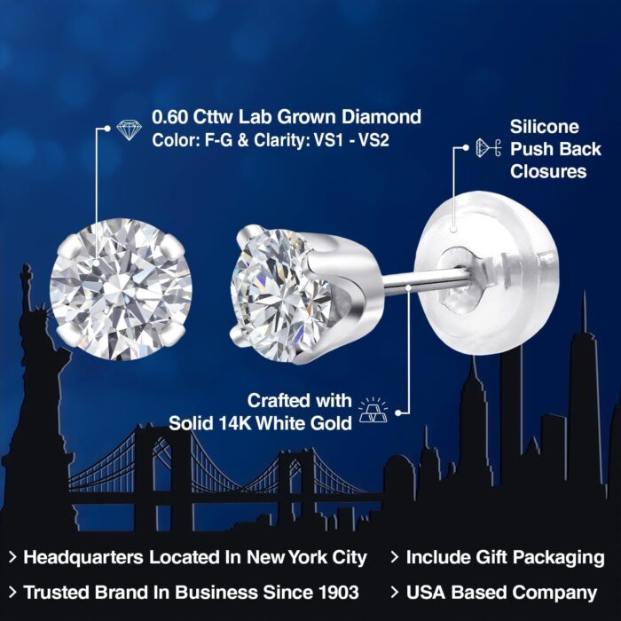 1747261883 gem stone king 0.20 to 1.50 carat 14k gold lab grown diamond stud earrings gold earrings for women men f g color vs1 vs2 clarity.jpg