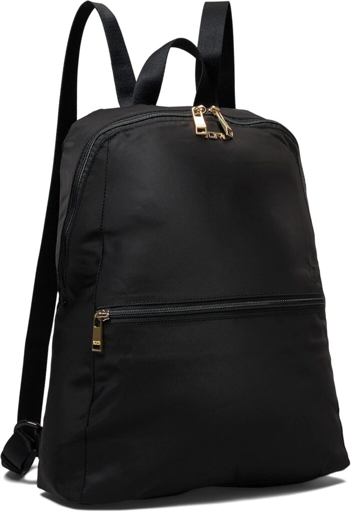 1747266790 tumi just in case foldable backpack lightweight compact travel backpack for one bag travel 15.5 x 12.3 x 4.5 black with gold hardware.jpg