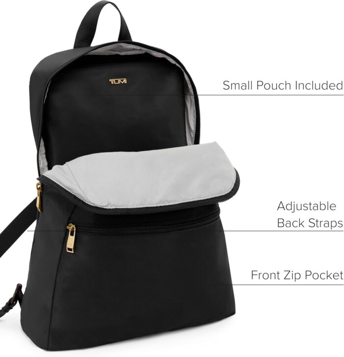 1747266791 tumi just in case foldable backpack lightweight compact travel backpack for one bag travel 15.5 x 12.3 x 4.5 black with gold hardware.jpg