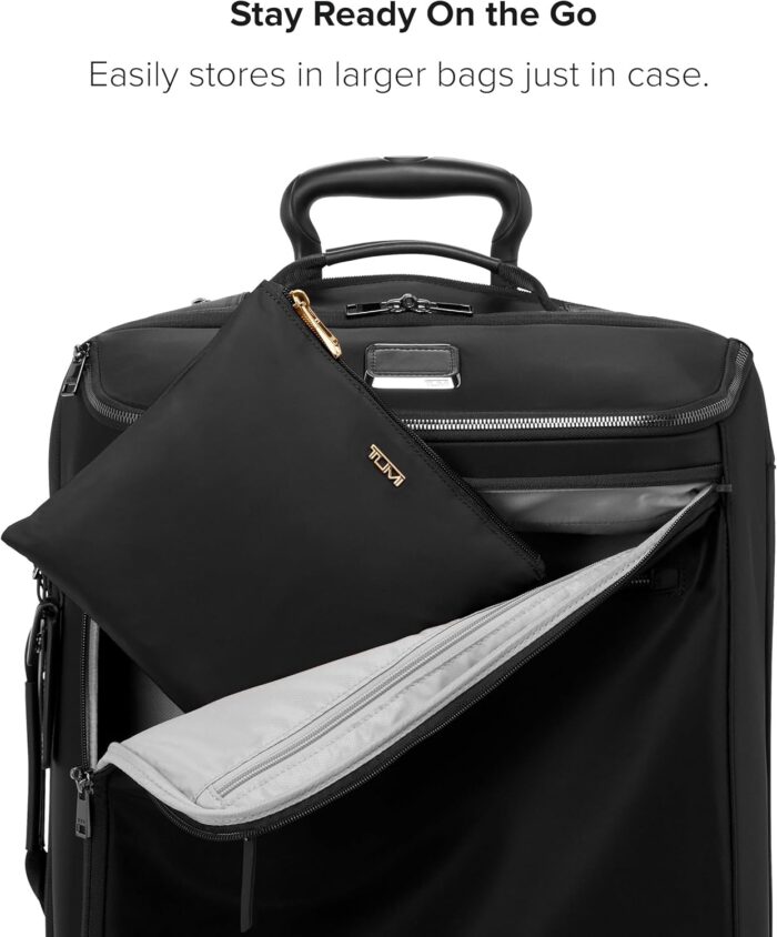 1747266792 tumi just in case foldable backpack lightweight compact travel backpack for one bag travel 15.5 x 12.3 x 4.5 black with gold hardware.jpg