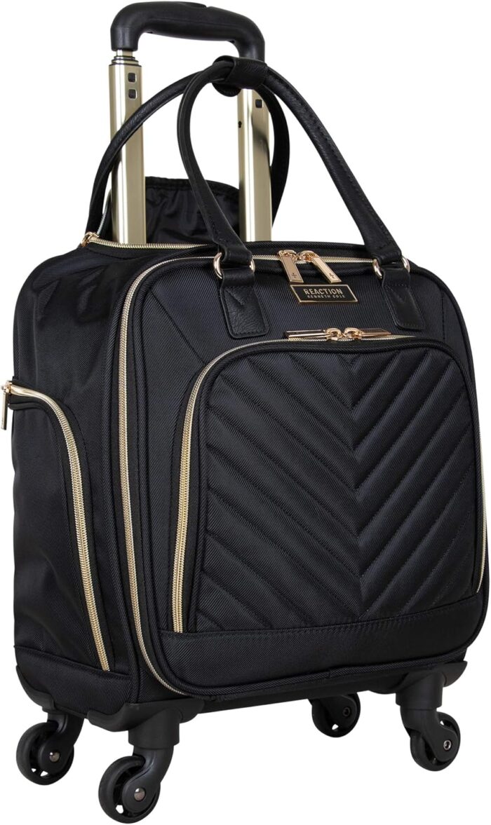 1747267683 kenneth cole reaction chelsea 2 piece bundle 17 4 wheel spinner underseat carry on luggage matching 15 laptop backpack black.jpg