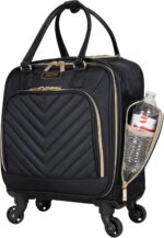 1747267685 kenneth cole reaction chelsea 2 piece bundle 17 4 wheel spinner underseat carry on luggage matching 15 laptop backpack black.jpg