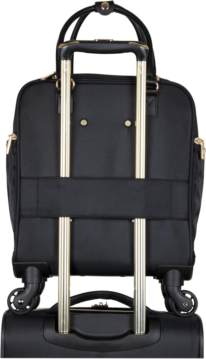 1747267687 kenneth cole reaction chelsea 2 piece bundle 17 4 wheel spinner underseat carry on luggage matching 15 laptop backpack black.jpg