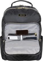 1747267694 kenneth cole reaction chelsea 2 piece bundle 17 4 wheel spinner underseat carry on luggage matching 15 laptop backpack black.jpg
