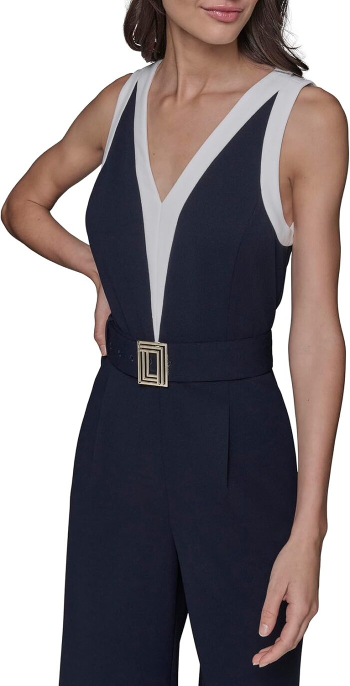 1747274746 karl lagerfeld paris womens contrast v neck sleevelss jumpsuit.jpg