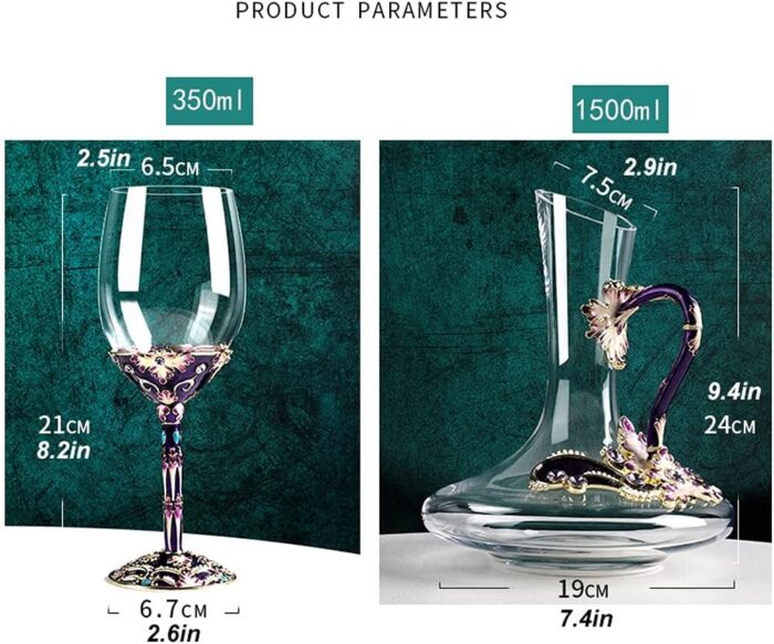 1747275396 enamel lead free crystal decanter set creative european style decanter candlelight dinner decoration ornaments high end gifts color a.jpg