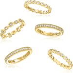 1747285512 ross simons 2.50 ct. t.w. cz jewelry set 5 eternity bands in 18kt gold over sterling.jpg