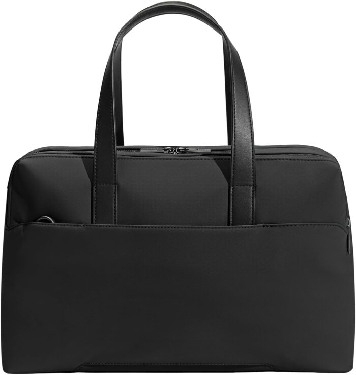 1747290870 away everywhere duffle bag water repellent travel bag padded laptop sleeve gym weekender bag large duffle for traveljet black.jpg