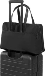 1747290878 away everywhere duffle bag water repellent travel bag padded laptop sleeve gym weekender bag large duffle for traveljet black.jpg