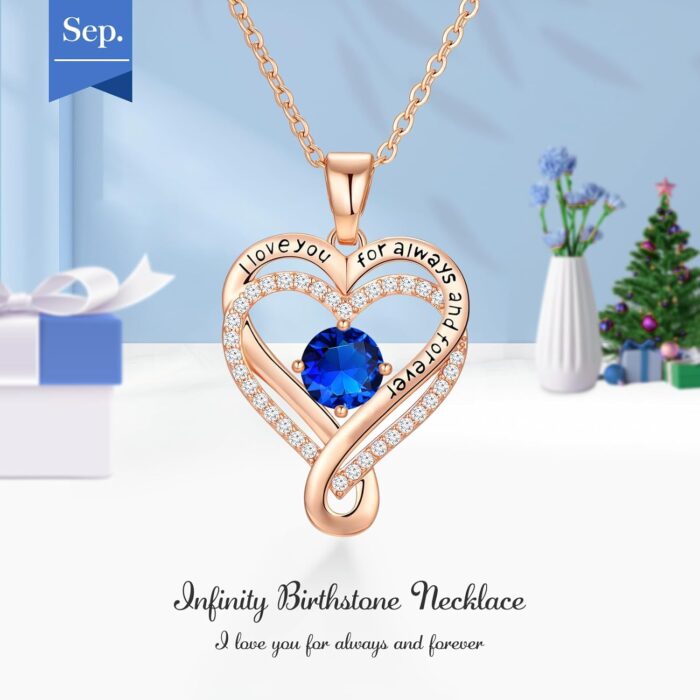 1747292926 18k rose gold necklace for women wife birthday wedding anniversary for her infinity heart birthstone jewelry for girlfriend mom daughter.jpg