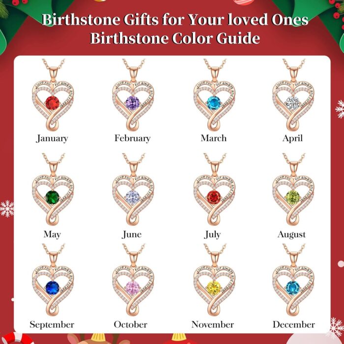 1747292931 18k rose gold necklace for women wife birthday wedding anniversary for her infinity heart birthstone jewelry for girlfriend mom daughter.jpg