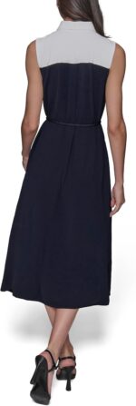 1747294070 karl lagerfeld paris womens collared contrasting colors sleeveless midi dress.jpg