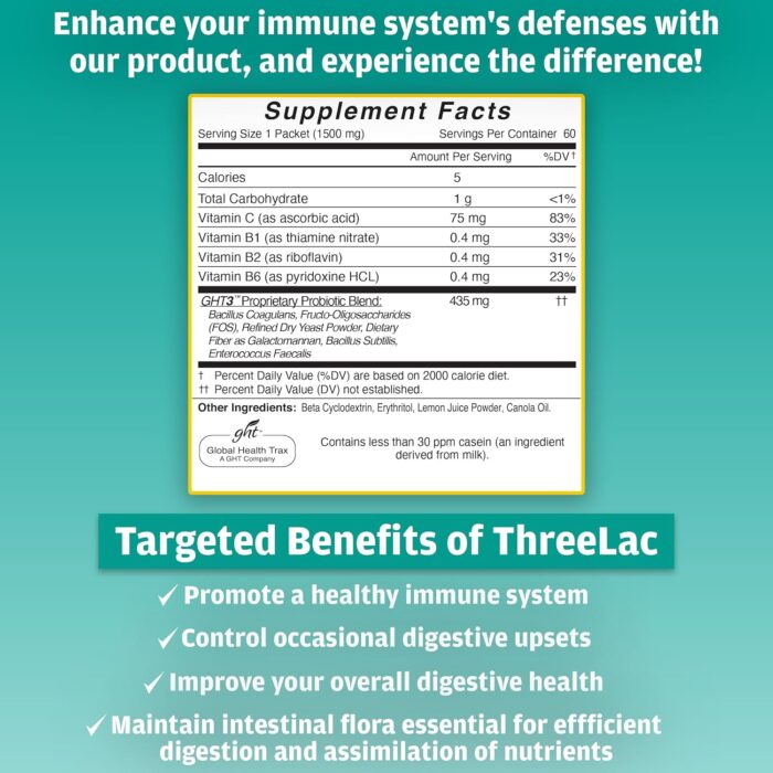 1747302336 threelac lemon probiotic drink mix for digestive health advanced probiotic powder formula for men women and kids immune support gut balance non gmo 180 packets.jpg