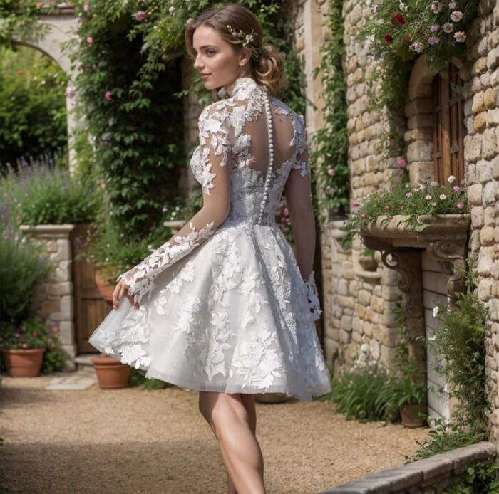 1747305112 short wedding dresses for bride lace appliques tulle bride dress with sleeve lw06.jpg