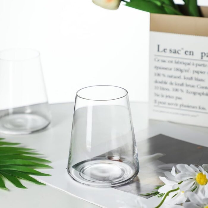 1747305694 stemless wine glass set of 6 wine glass 16oz hand made crystal red white wine glasses for daily use hosting home bar evening party gift idea for men or women housewarming 6 set.jpg