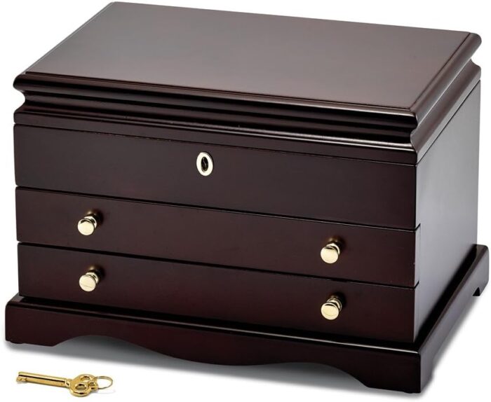 1747307596 mahogany matte finish poplar veneer 2 drawer jewelry box.jpg