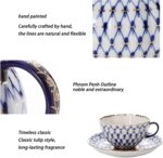 1747313140 2 pieces blue afternoon tea set romantic wedding birthday gifthigh end exquisite cup and saucer set porcelain coffee set for adultsfamily gathering living room party.jpg
