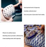 1747313142 2 pieces blue afternoon tea set romantic wedding birthday gifthigh end exquisite cup and saucer set porcelain coffee set for adultsfamily gathering living room party.jpg