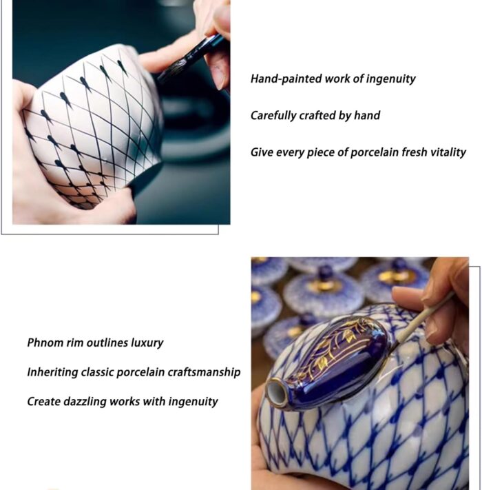 1747313142 2 pieces blue afternoon tea set romantic wedding birthday gifthigh end exquisite cup and saucer set porcelain coffee set for adultsfamily gathering living room party.jpg