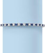 1747314904 ross simons 4.35 ct. t.w. simulated gemstone and 4.35 ct. t.w. cz tennis bracelet in sterling silver.jpg
